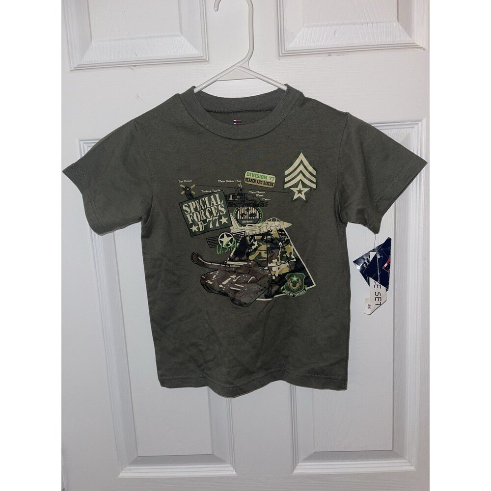 NWT Vintage 90s Bugle Boy Kids Graphic T-shirt Size 5/6